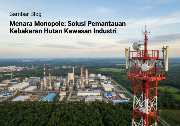 Menara Monopole: Solusi Pemantauan Kebakaran Hutan Kawasan Industri